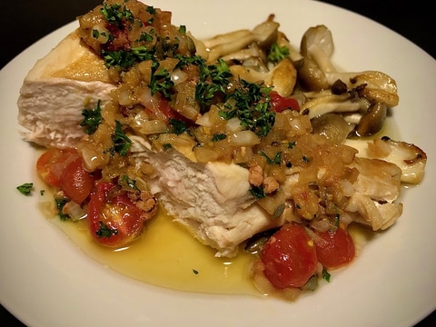 さっぱり!鶏肉に合うグルノーブル風ソース